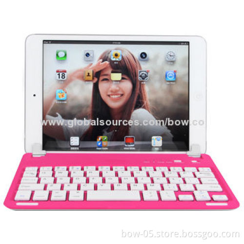 Wireless Bluetooth 3.0 Keyboard Case for iPad Mini with Hinge, Fashionable Design
